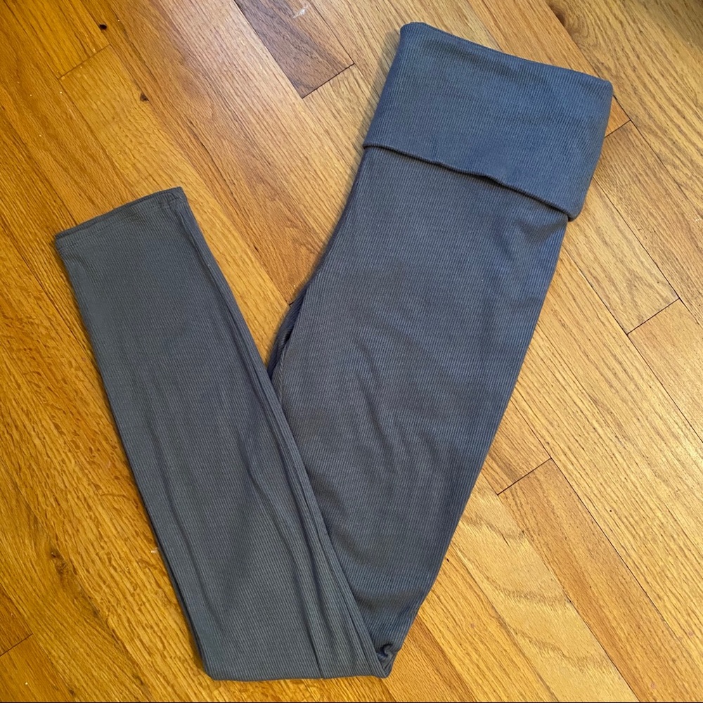 Free People Ribbed Leggings